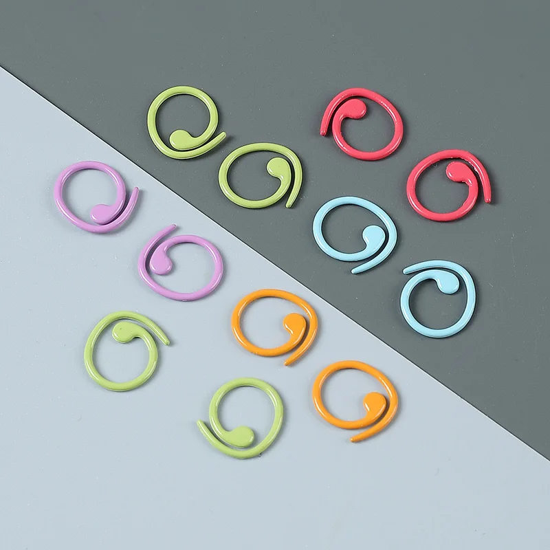 Factory Direct Spiral Needle Colorful Knitting Crochet Stitch Markers