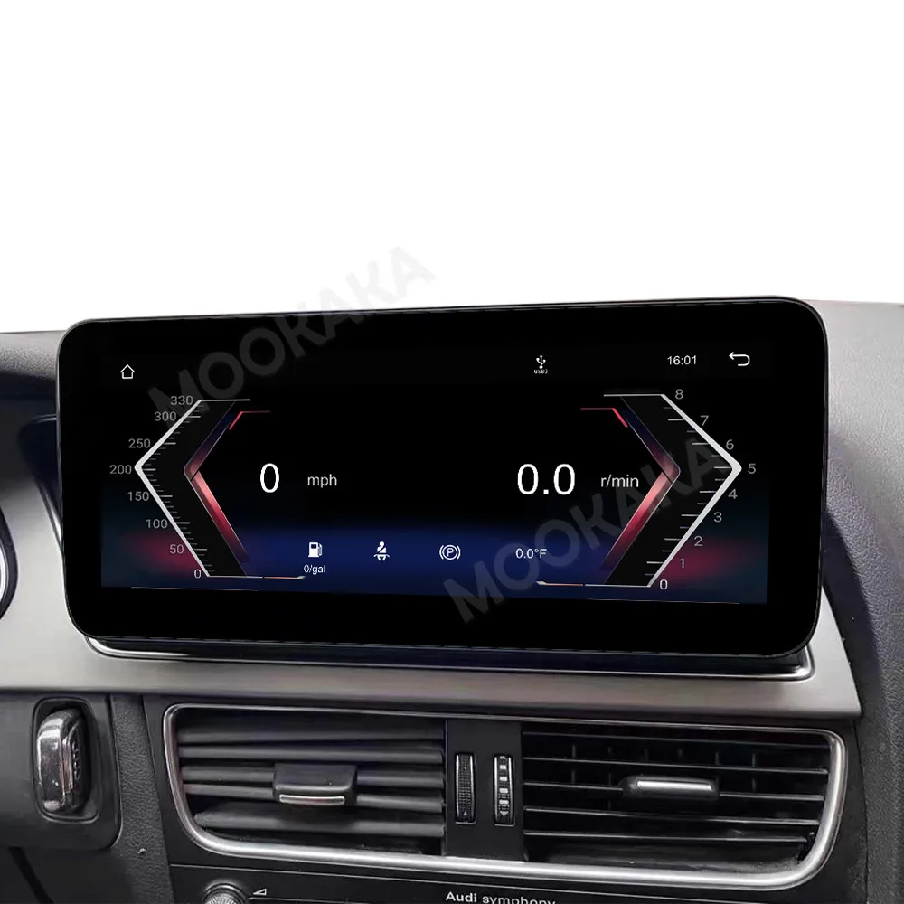 MOOKAKA 10.25 Inch Car Radio For Audi A4 A5 2009-2016 Car DVD Player Multimedia Video Player GPS Navigation Car Stereo