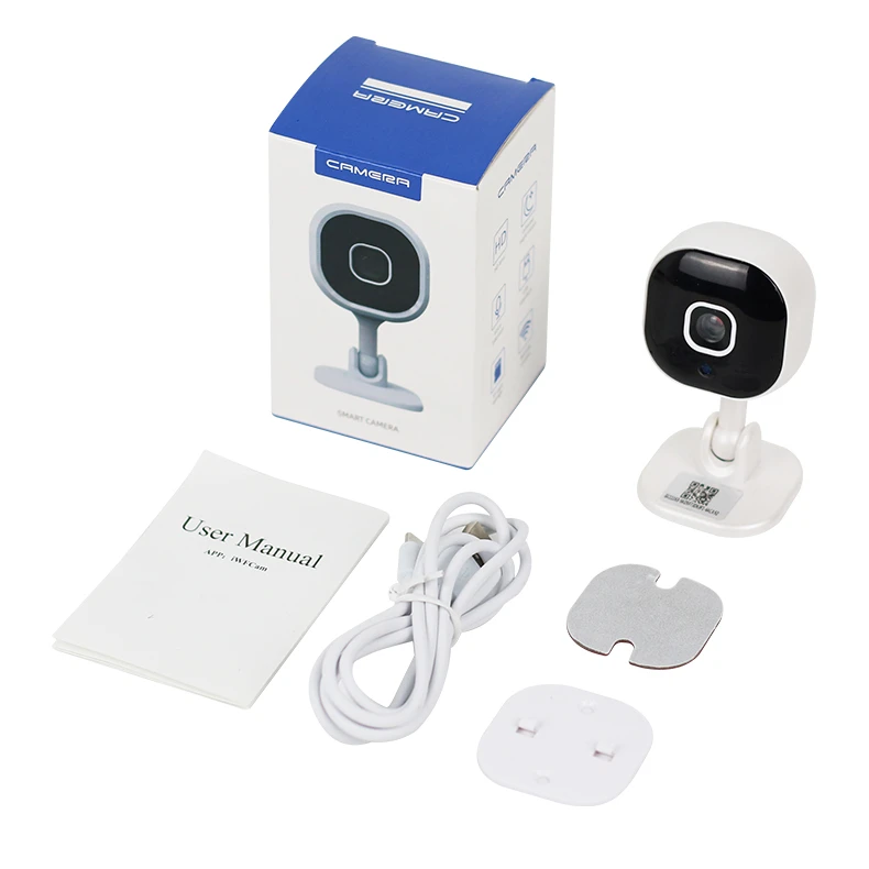 A3 wifi small indoor home security cameras no punching CCTV full HD 1080p wireless night vision mini cameras for baby