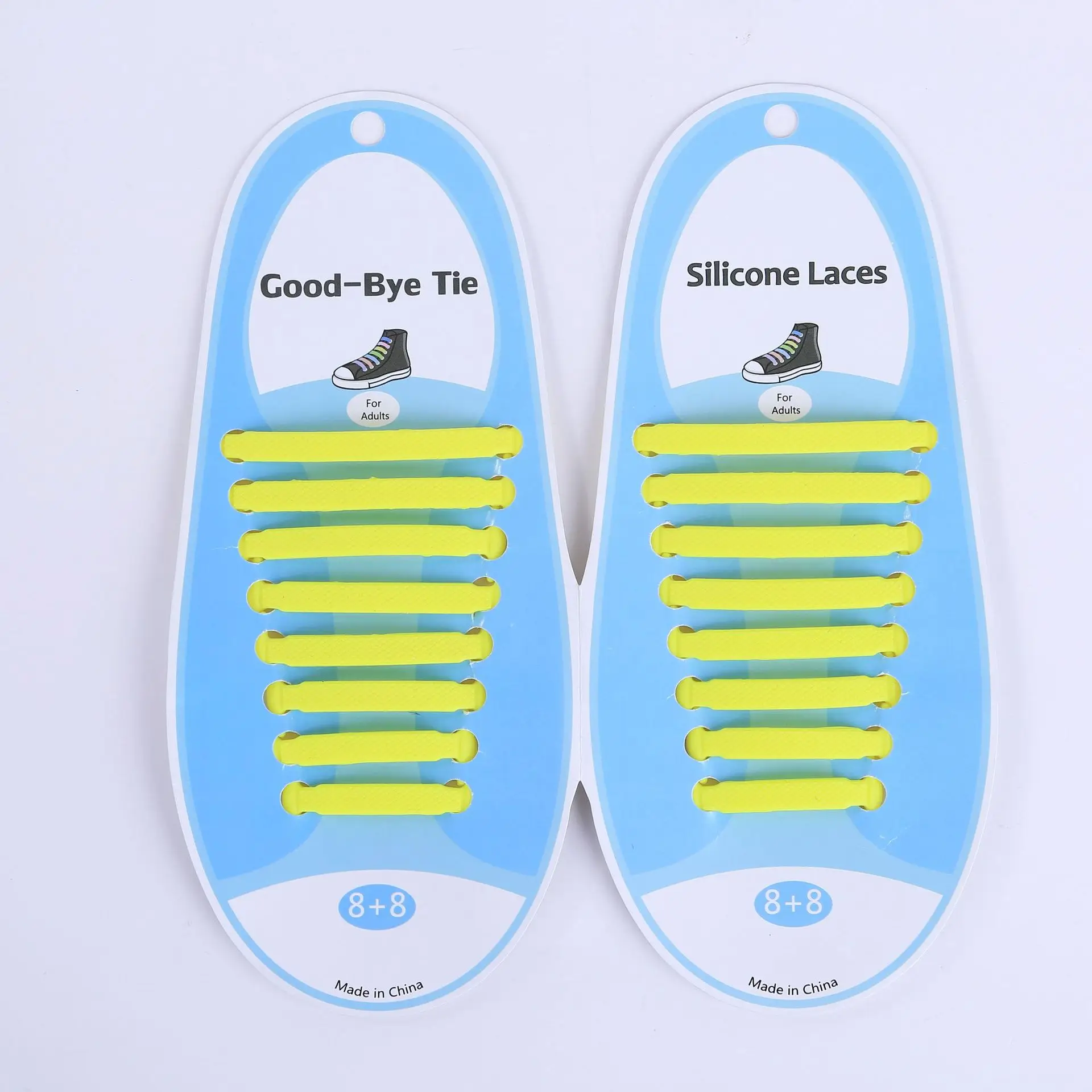 Slip on Tieless Elastic Silicone Shoe Laces for Kids Adults Great for Sneakers Casual Footwear