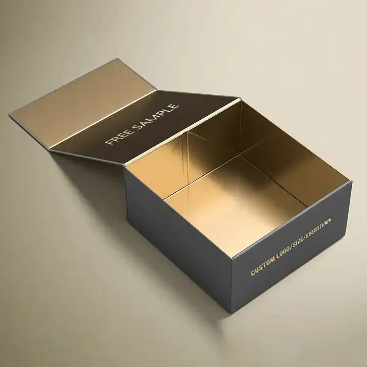 Custom Logo OEM Luxury Black Pink Clothing Packaging Ribbon Handle Folding Hard Rigid Watch Cardboard Paper Magnetic Gift Box