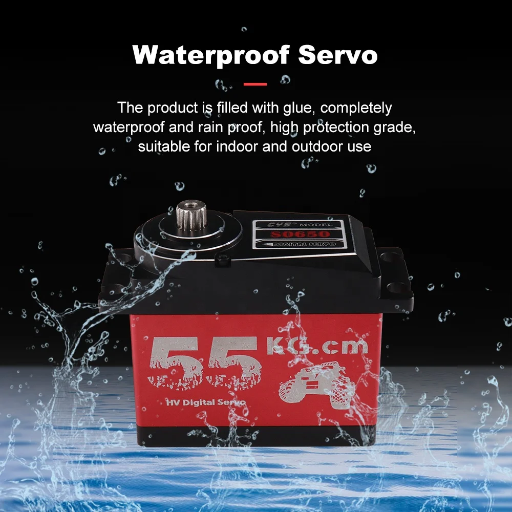 Unisex 1/5 Scale RC Car High Torque 55kg DC Motor Waterproof Digital Metal Gear Battery Boat Airplane Use Large Scale Radio