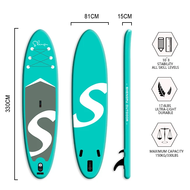 Drop shipping sup paddle board cheap surfboard sup inflatable paddling board kitesurf