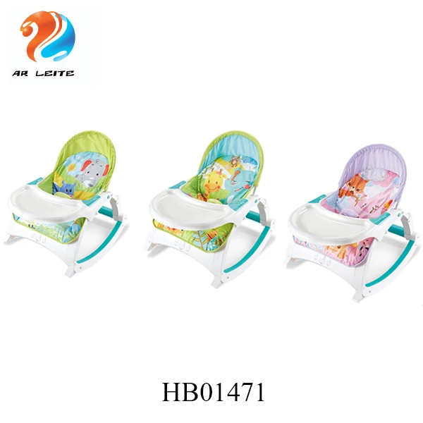 
Newborn to Toddler Musical Portable Rocker Baby Dinner Chair Baby Care Rocking Chair For 0-18 Month with vibration 