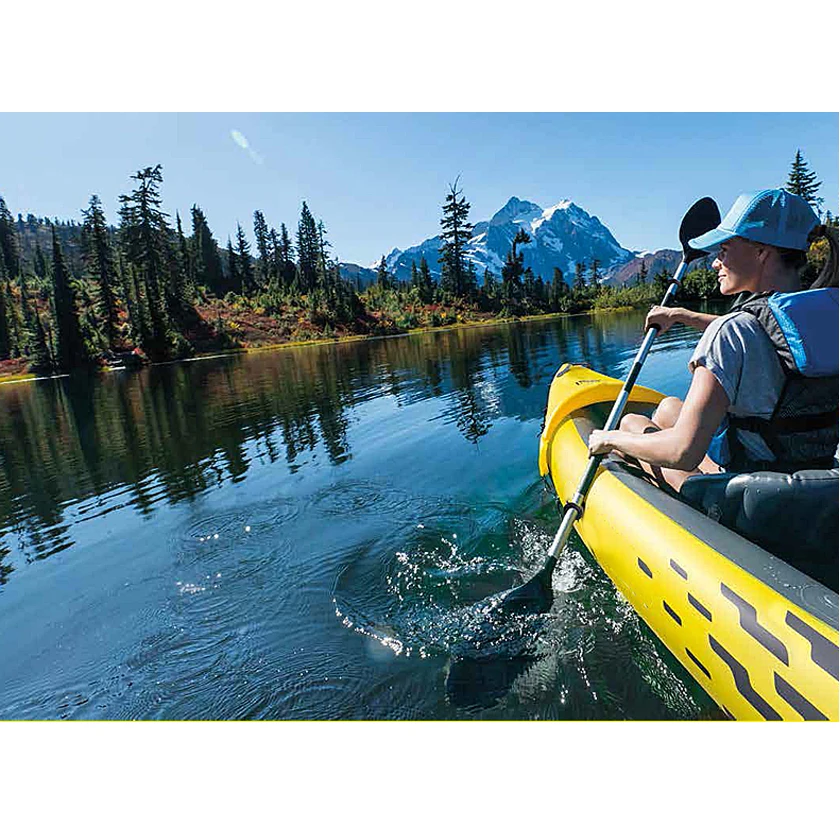  Каяк Intex Explorer k2 надувные гребные лодки 10 футов 2 человека тандемное каноэ каяк надувная лодка для
