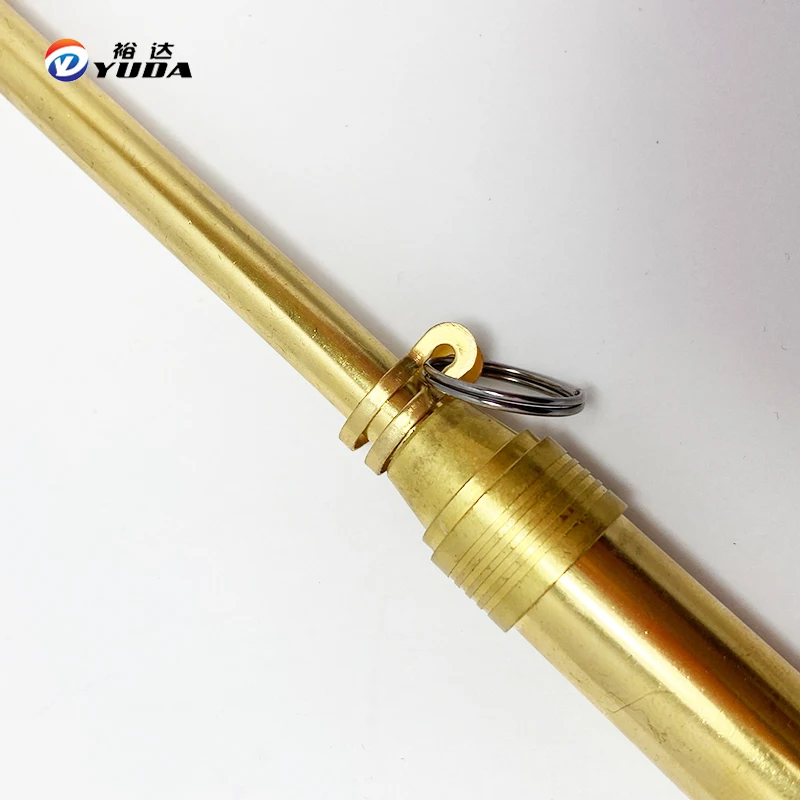 brass dual head heavy Pen tire gauge of 0-160 psi sprayer pressure gauge
