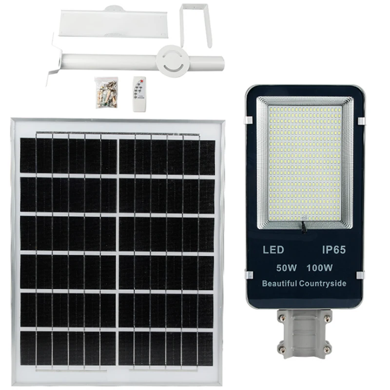solar street light with solar panel ip 65 led street light with solar