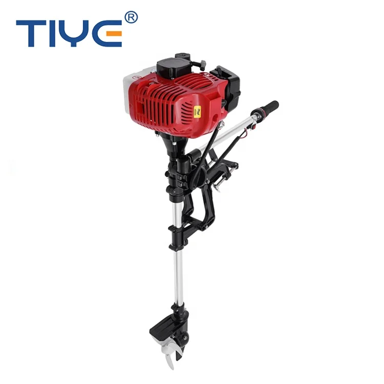 Профессиональный мотор для рыбацкой лодки 2.3HP 2-тактный подлодочный 52CC газовый лодочный двигатель
