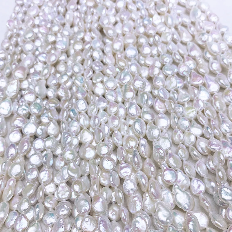10-13mm White Freshwater Pearls Natural Baroque Pearl Wholesale