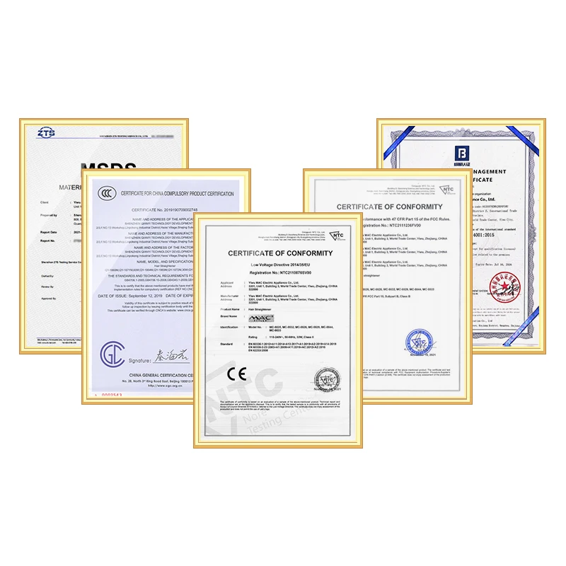 MAC Style High Temperature Professional HIgh Quality Red Vibrate Flat Iron  Hair Straightener