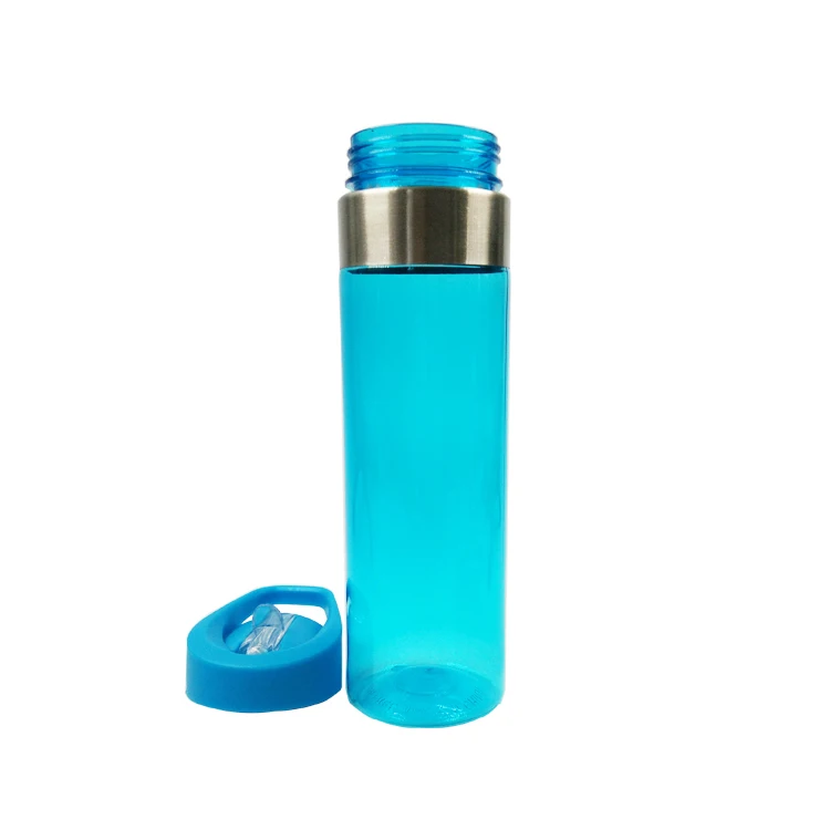 
BPA Free Flip top Straw Bottle, Custom Logo Tritan Sport Drinking Water Bottle 650ml 