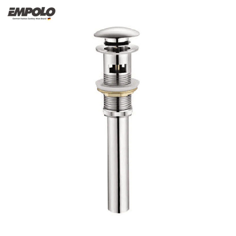 CUPC Brass Basin Pop Up waste Bathroom Sink Drain with Overflow Bottle Trap
