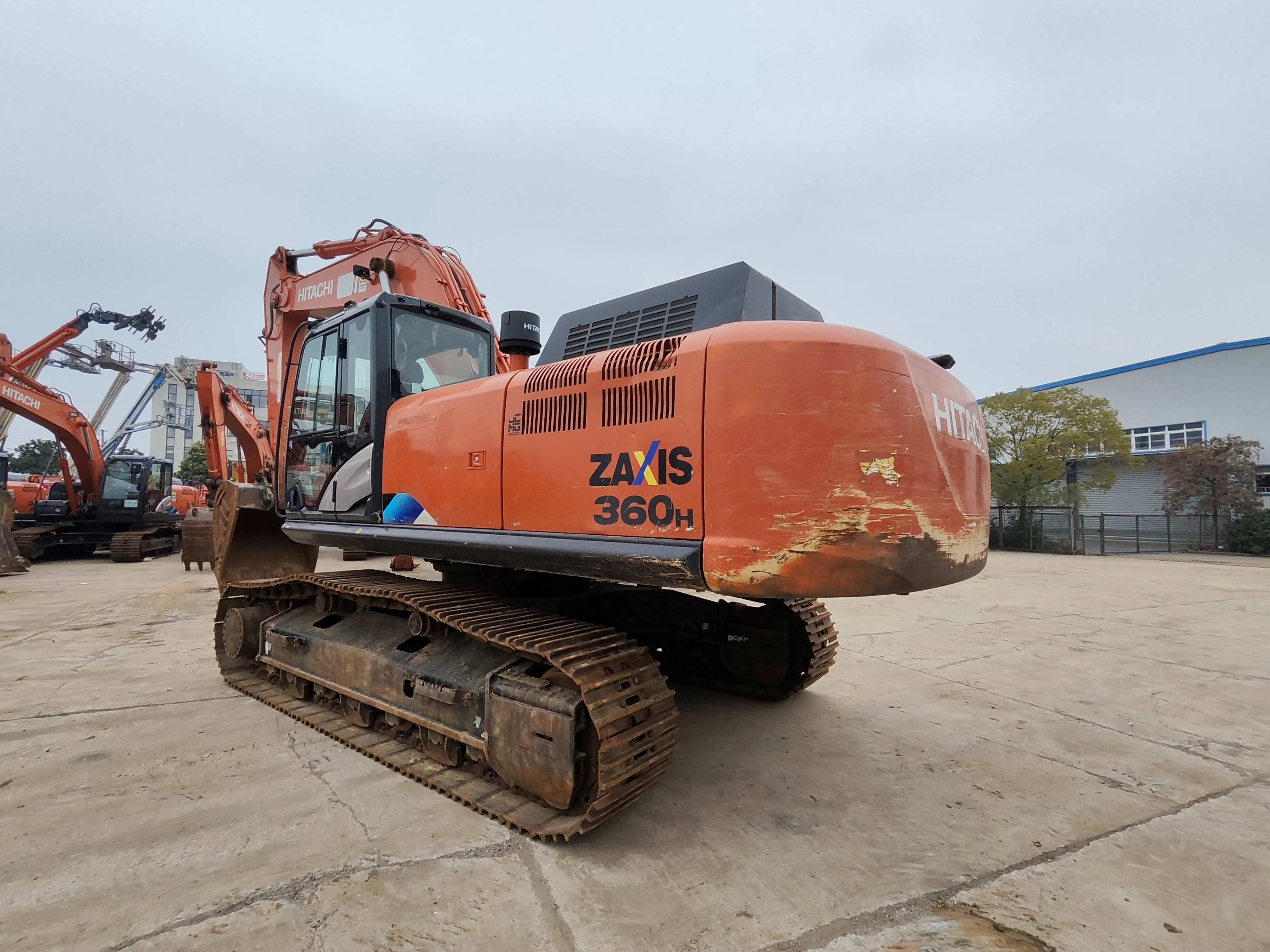 Hitachi ZX360H-5A б/у экскаватор многофункциональный двигатель Isuzu гусеничный сталь обеспечивает оригинальный 1 комплект оранжевый