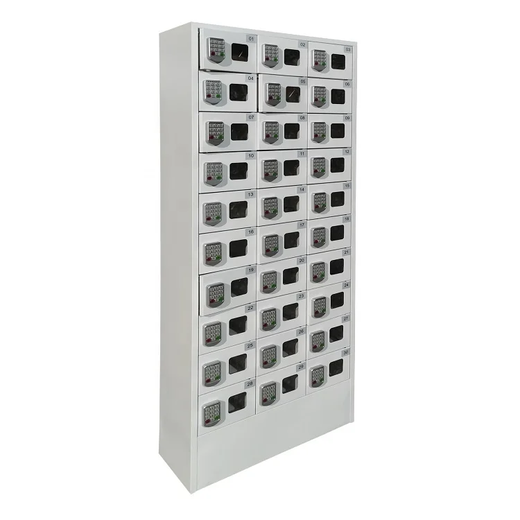 Floor Standing Mobile Battery Charging Machine Charging Solution For Public Place Phone Charger Locker For Emergency Use