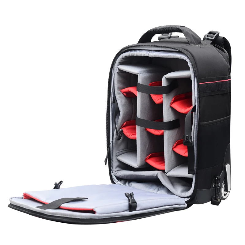 Durable Nylon Photography Equipment Profession Camera bags With Laptop Compartment Waterproof Raincover.