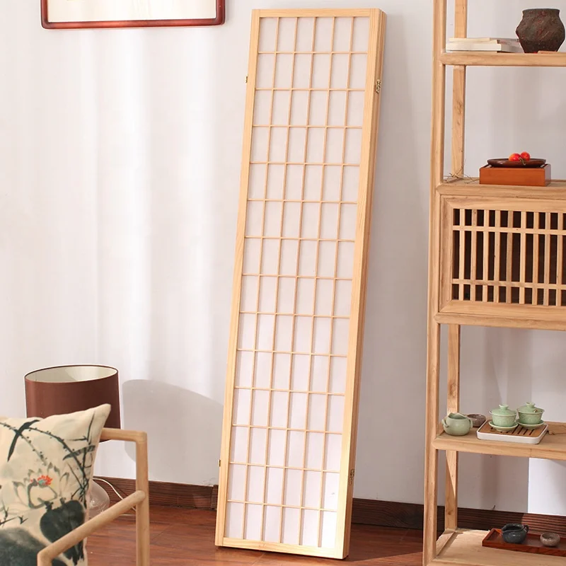 Wholesale 4 Panel Living Room Decorative Shoji Folding Screens Panel Portable Movable Japanese Painted Room Divider