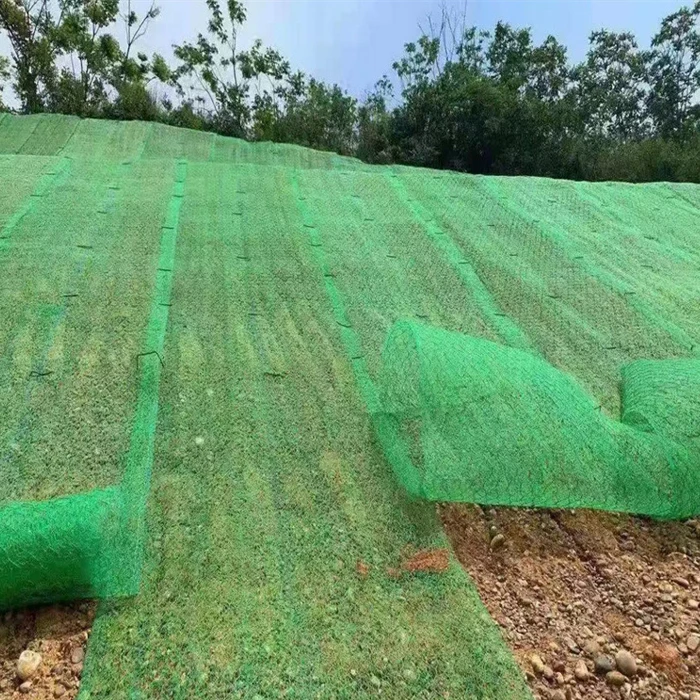 High Tensile Strength 3D Geonet Mats for Rockfall Slope protection