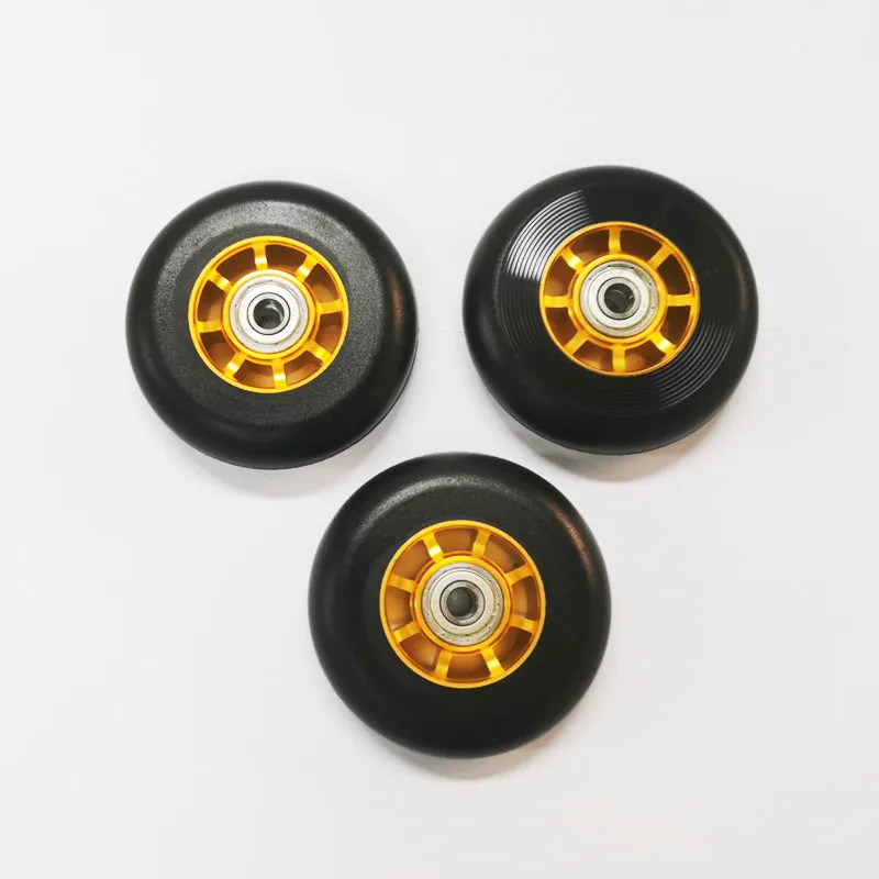 high rebound PU metal roller skate wheel with bearings 80x24mm 84x24mm roller skate wheels for inline skating with aluminum Hub