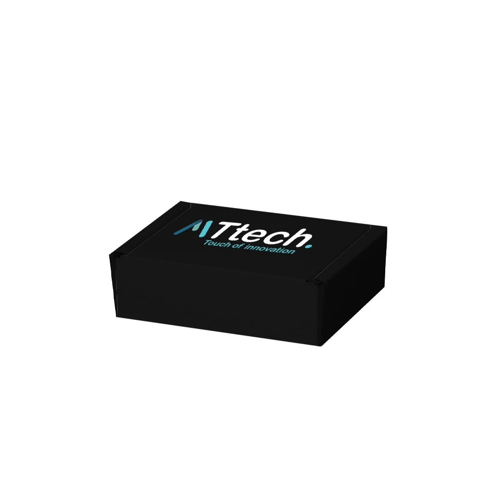 Custom Logo Fancy Matte Black E-commerce Luxury Corrugated Big Flowers Body Butter Candle Hats Shipping Boxes