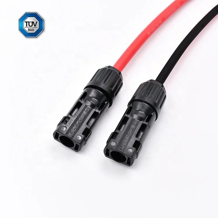 Slocable Solar PV Cable 4mm 6mm Photovoltaic Wire Stranded Tinned Copper DC Solar Cable For Solar System