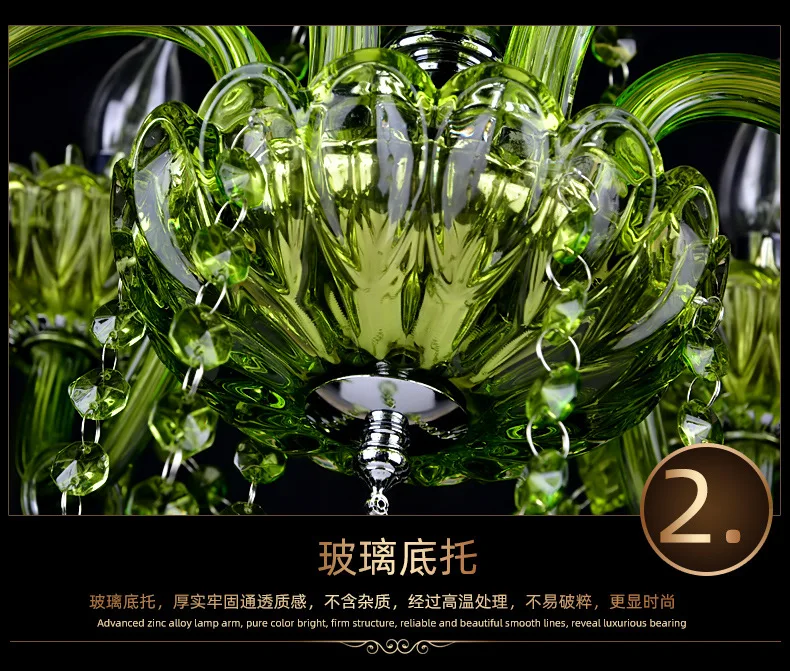 Hot Sale Stained Glass Lampshade With Crystal Antique Style Table Reading Light Tiffany Lamp For Living Bedside/Bedroom/Cafe