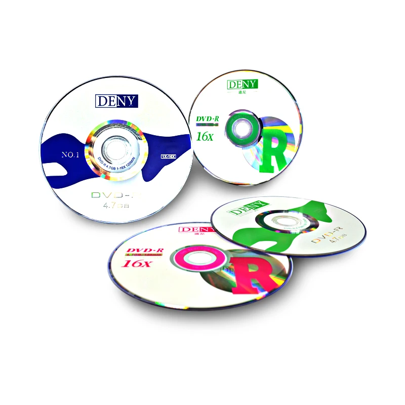 Hot Sale Blank Discs a Grade DVD+R with 4 7GB 16X DVD OEM Wrap Layer Style Time Packing Pcs stock dvd