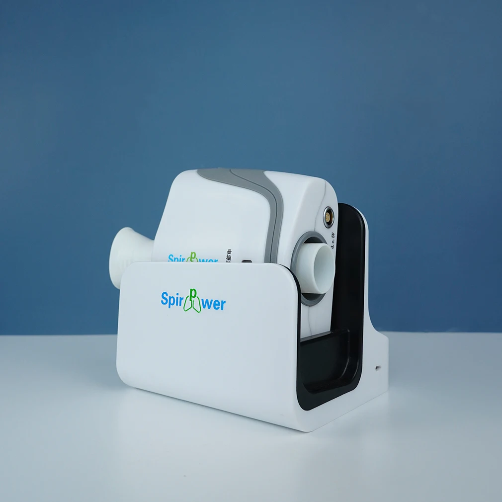 China supply ultrasonic pulmonary function portable medical spirometer machine