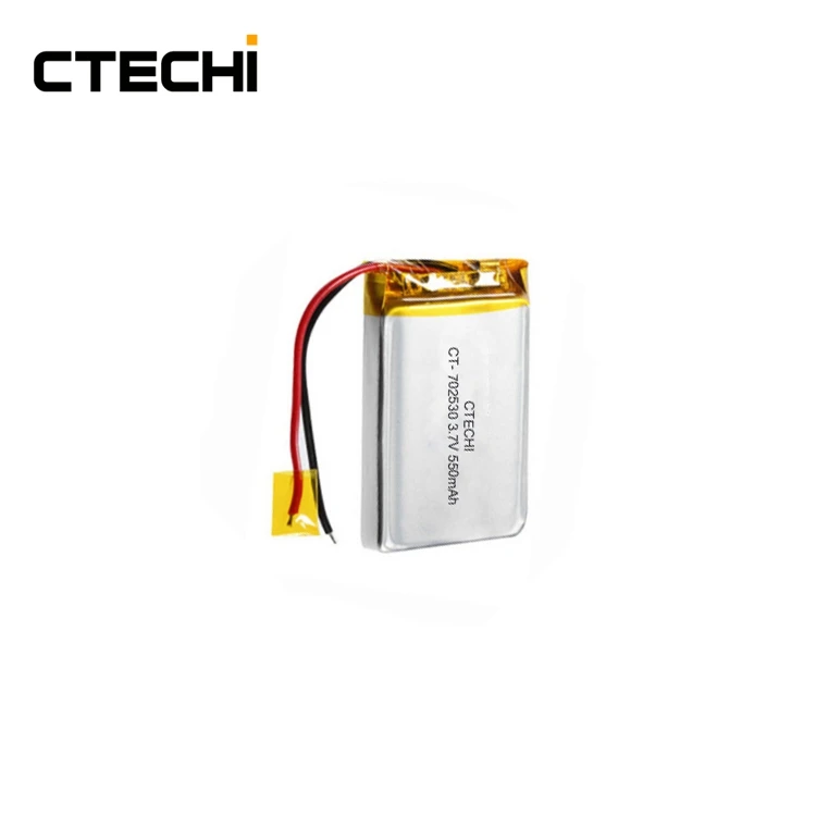 CTECHI 3.7V 500mAh Rechargeable Li-ion Polymer Battery For headset speaker mouse  702530