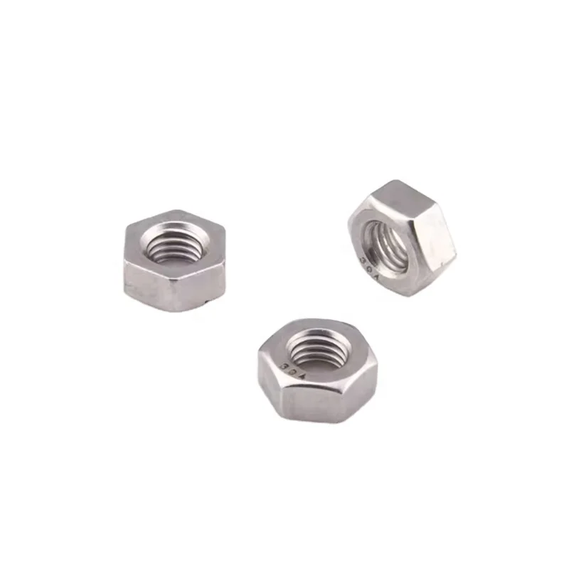 GR5 Hexagon Hex Head Machine Screw Bolt and Nut M4 M6 M8 Titanium Nut