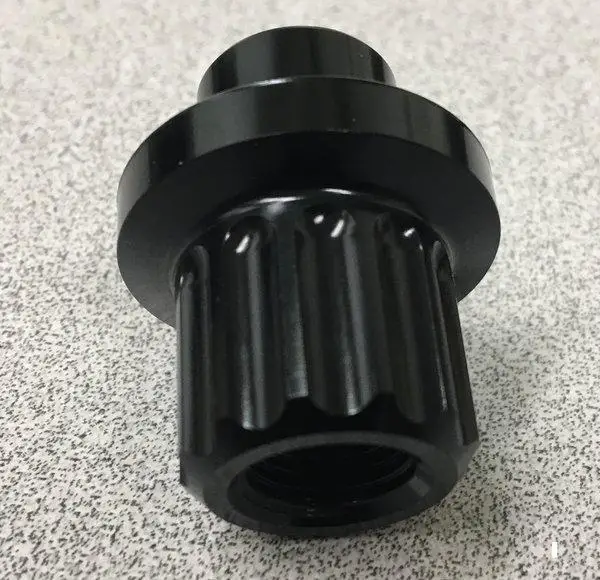 Cnc обработка на заказ OEM racing 1/2-20 заготовка короткого хвостовика наконечник гайки открытый