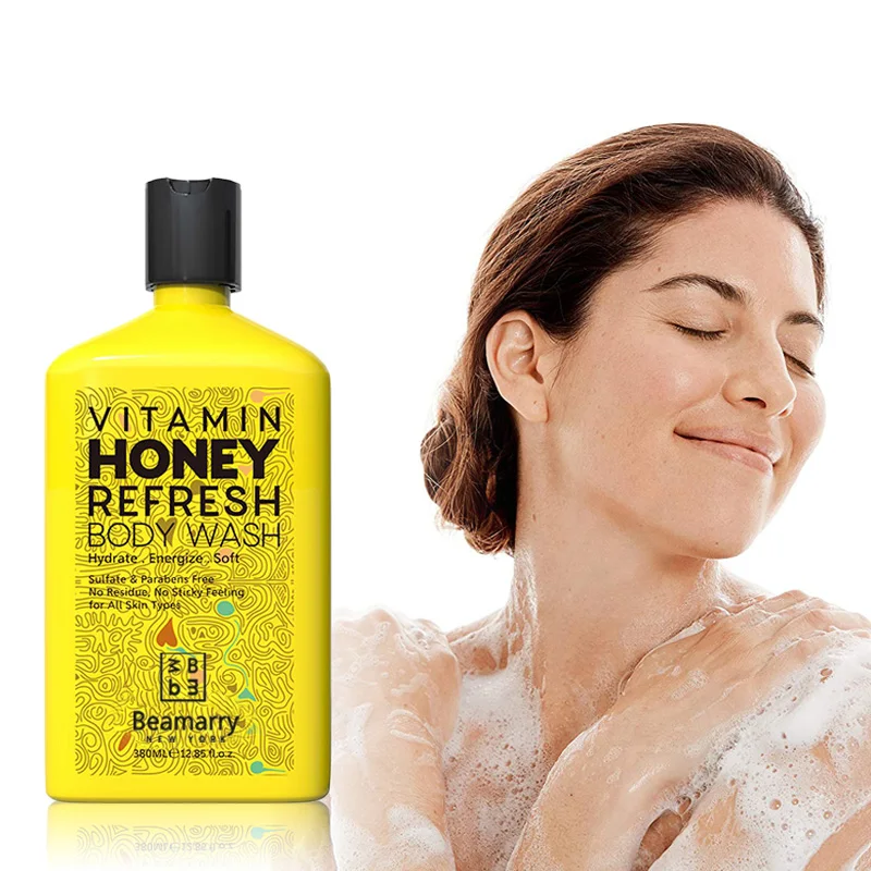 Large discount Vitamin Honey Refresh Bath Shower Gel Exfoliating Whitening Skin Hydrating Refresh Body Wash Care