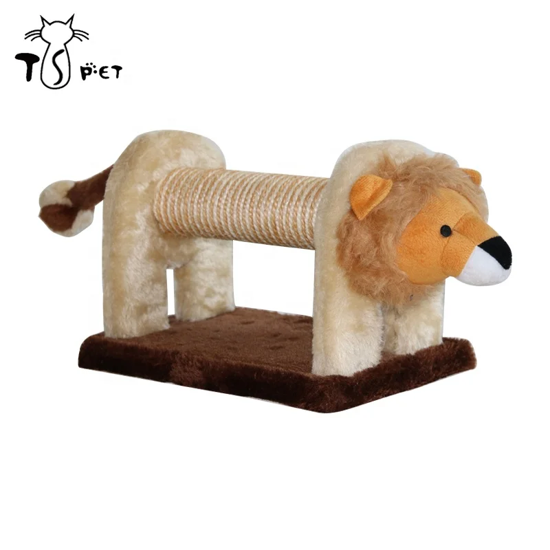 Новый дизайн, милая Когтеточка, кровать, дерево для кошек с головой животного, игрушка для домашних животных