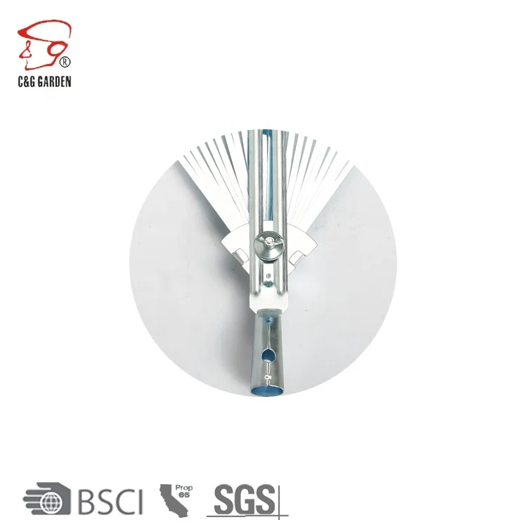 RK22-201 22 Tine Stainless Steel Hand Harrow garden tool