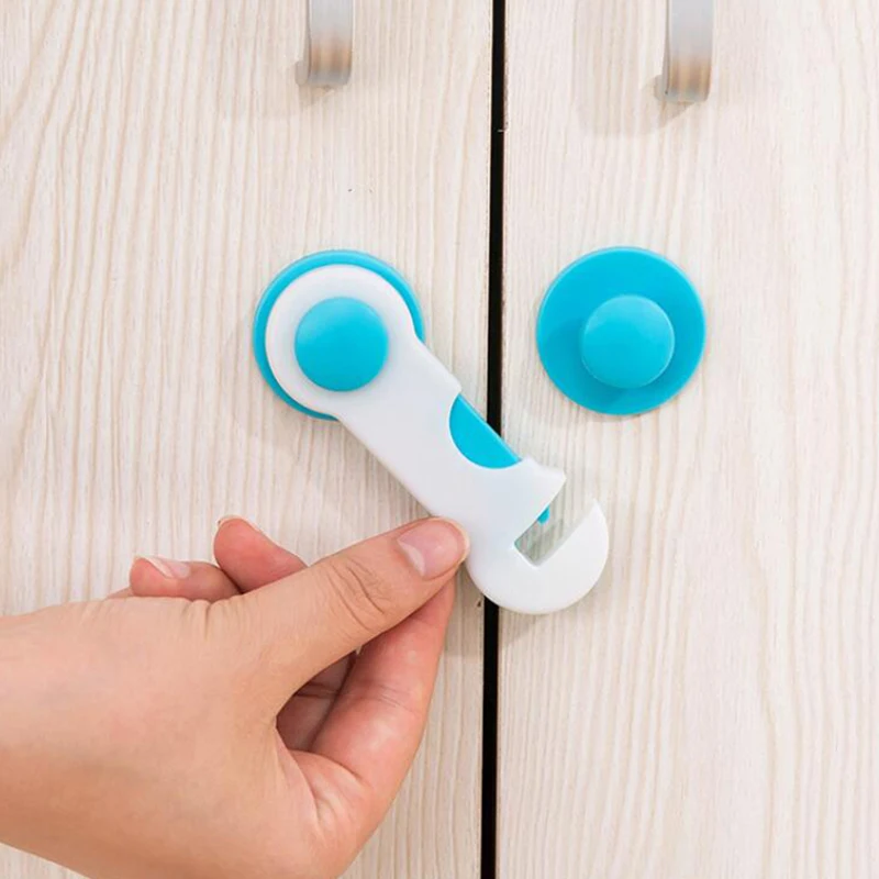 High Quality Baby Proofing Plane Cabinet Door Child Lock 3M Adhesive No Drilling Child Baby Safety Locks