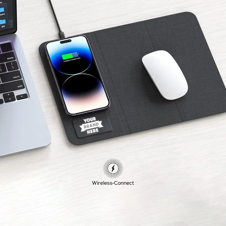 Custom Business Gift Box Wireless Charger Mousepad Nintelligent Stainless Steel Vacuum Flask Company Charge Cord Pens Gift Set