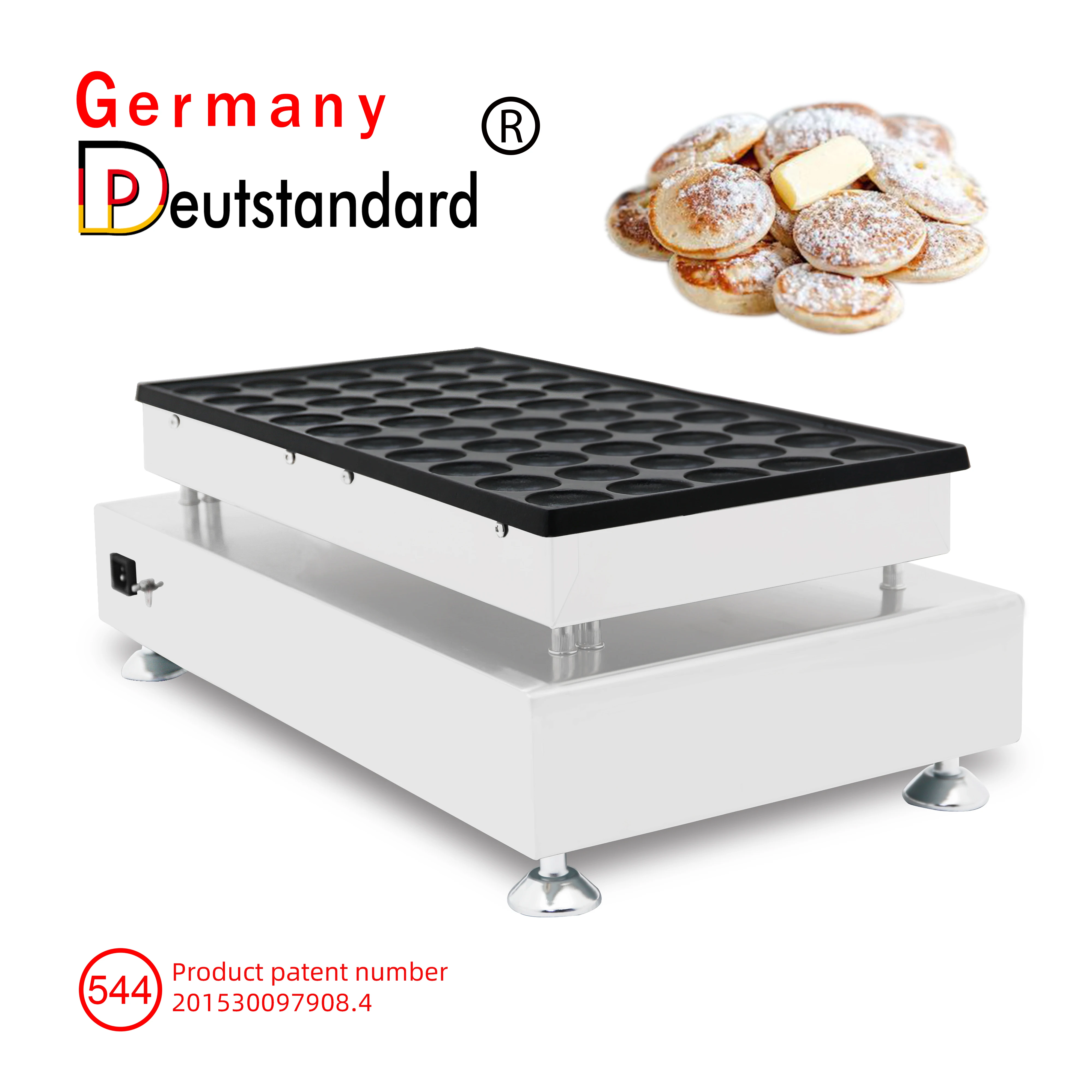 Germany brand Mini electric dutch poffertjes grill machine 50 holes waffle pancake maker