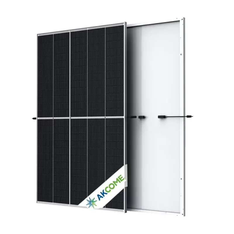 Akcome HJT  Half Cut Bifacial Double Glass Module  455W 460W 465W 470W 475W Solar Panel
