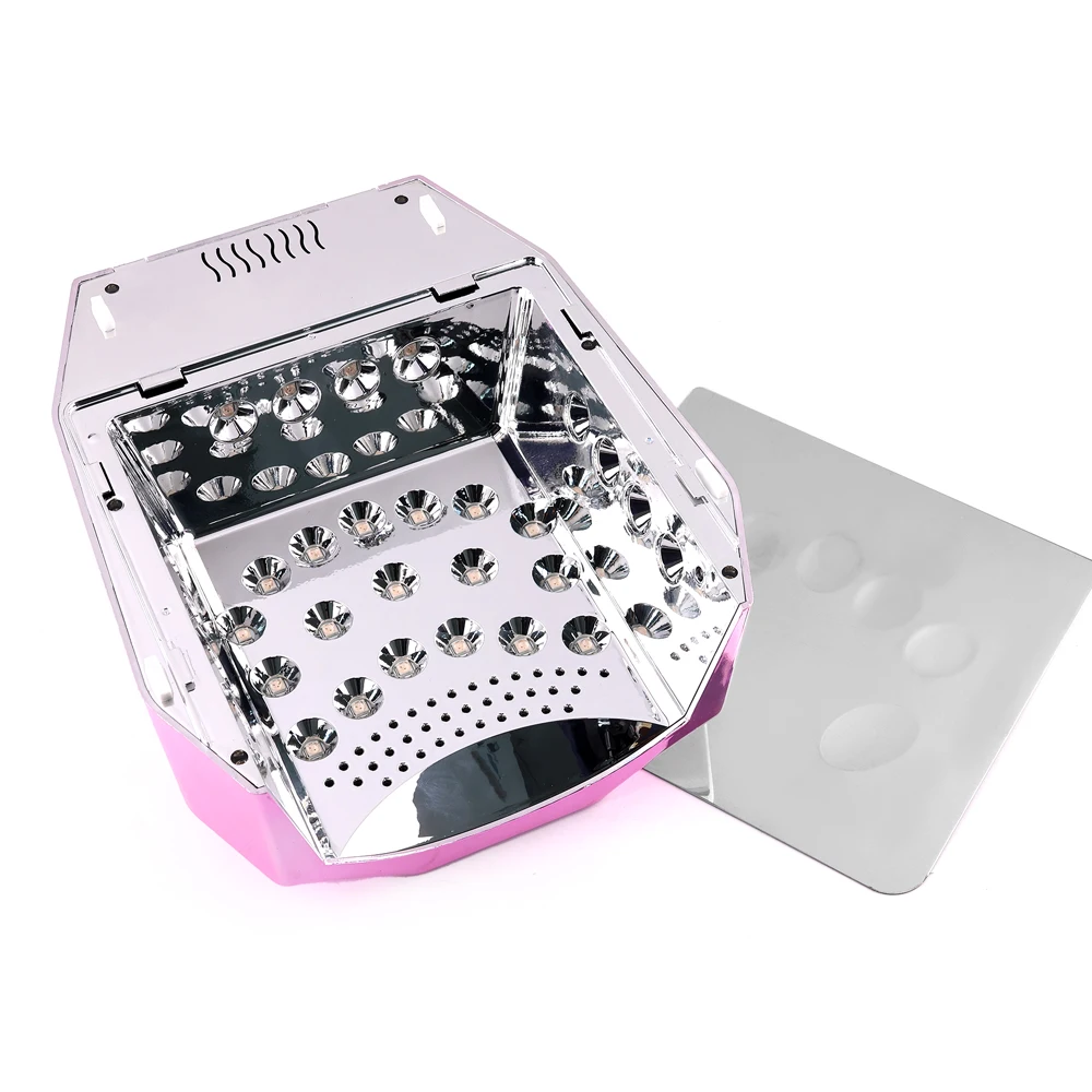 96W Portable Rechargeable Wireless Uv Led Nail Gel Curing Lamp Professional Acrylic Gel Drying Machine Manicure Tool Dryer Light