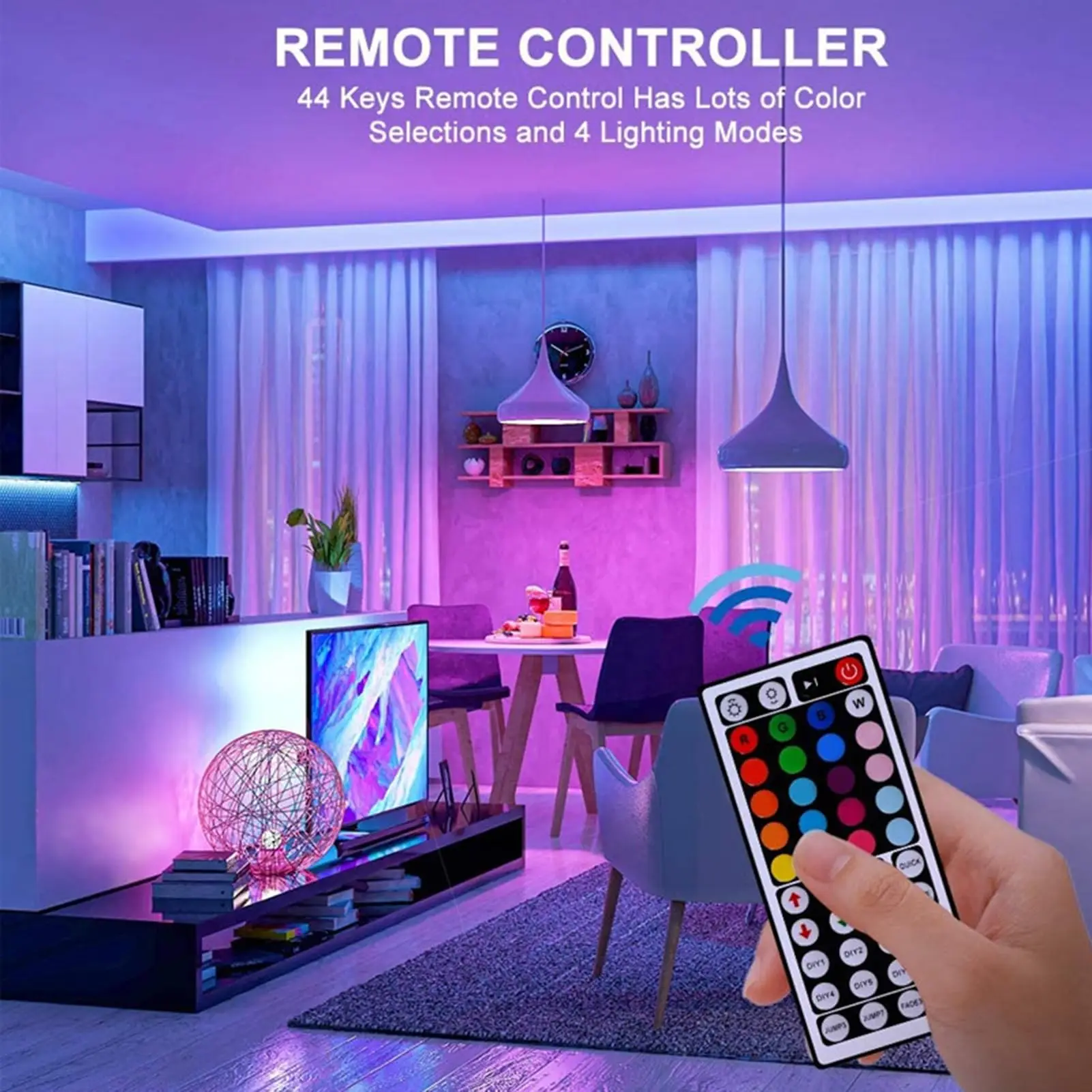Hot Sale 44 Key RGB LED String Light Wireless Remote Control USB Light Effect IR Controller