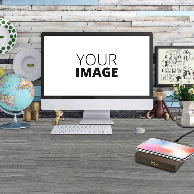 Gadget 2024 New Arrival Portable Retro Bluetooth Speaker With Wireless Charger Promotional Products Ideas Corporate Gifts