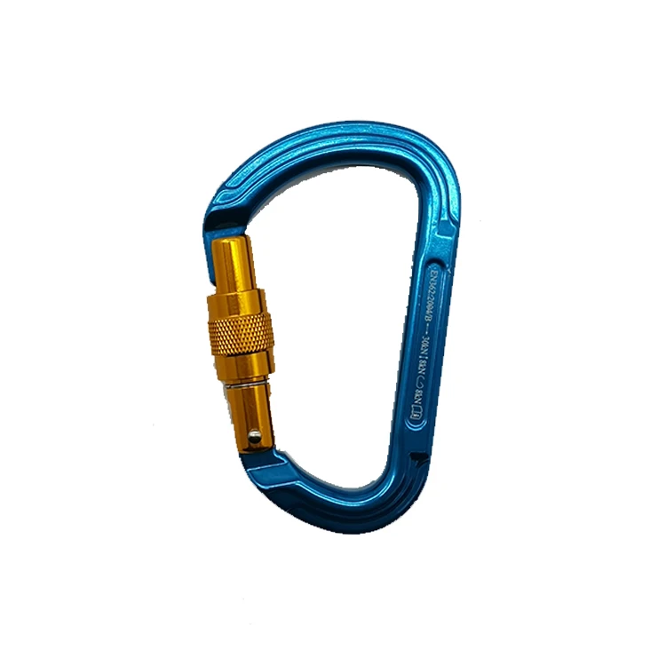 OEM aluminum alloy metal outdoor carabiner screw lock clip Carabiner Multi Tool outdoor carabiner