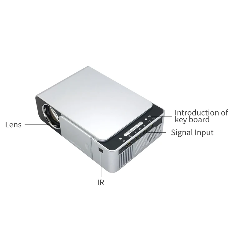 Hot Sale Wifi Wireless Smart Android 3000 Lumens 130 Ansi 1280*720p Led T6 Home Theater Movie Led Beamer Projectors