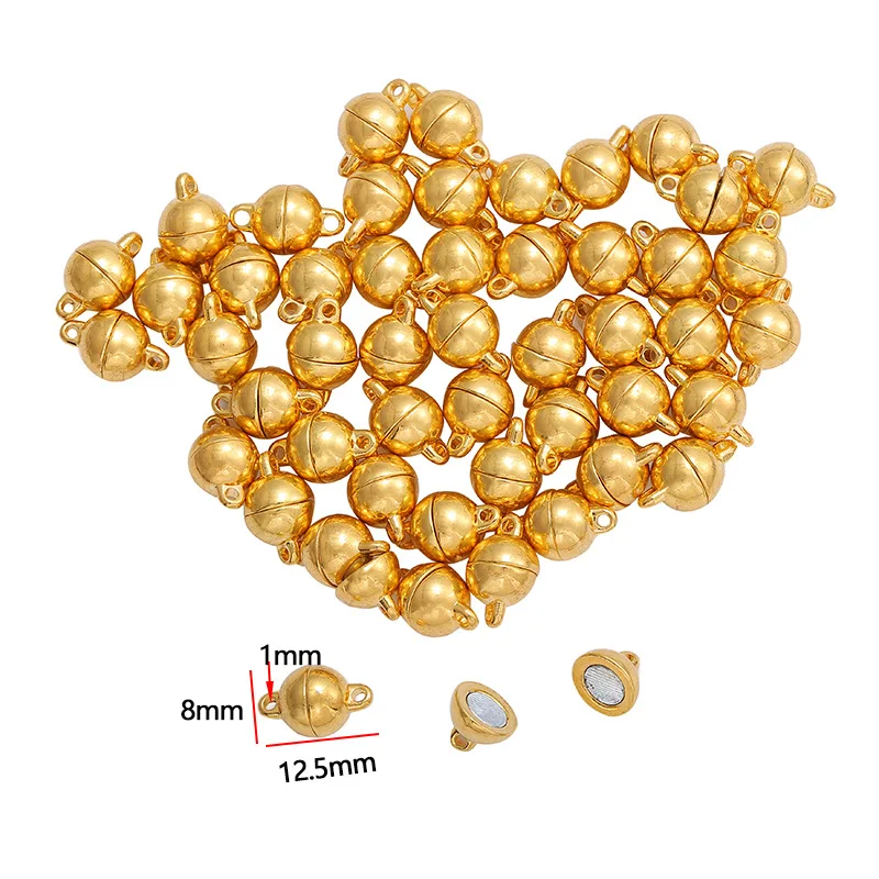 Alloy Jewelry Charms Magnetic Bracelet Accessories Magnetic Clasp Heart Magnetic Clasps Bead Converter Buckle for DIY Jewelry
