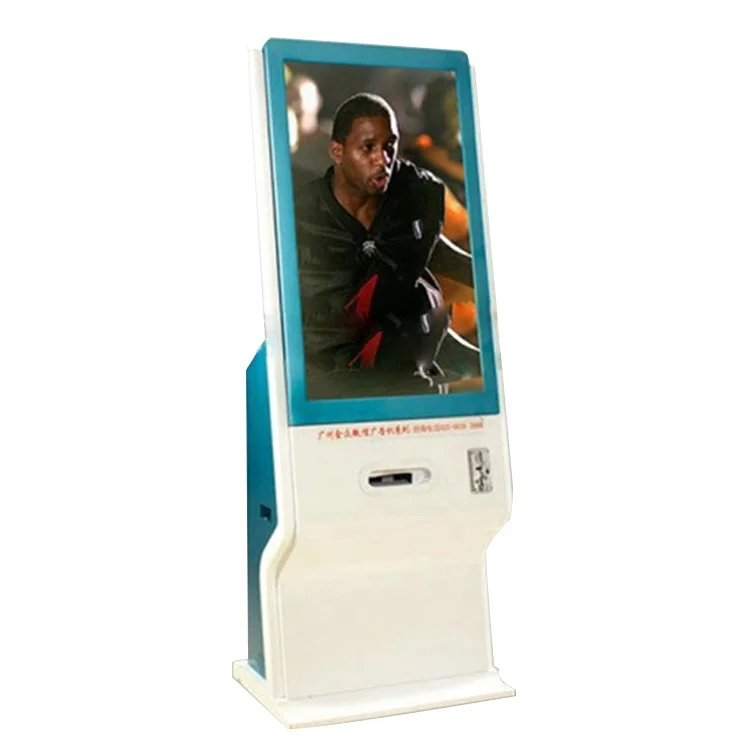 epaper display wifi/3g bus digitalsignage network floor stand ad machine