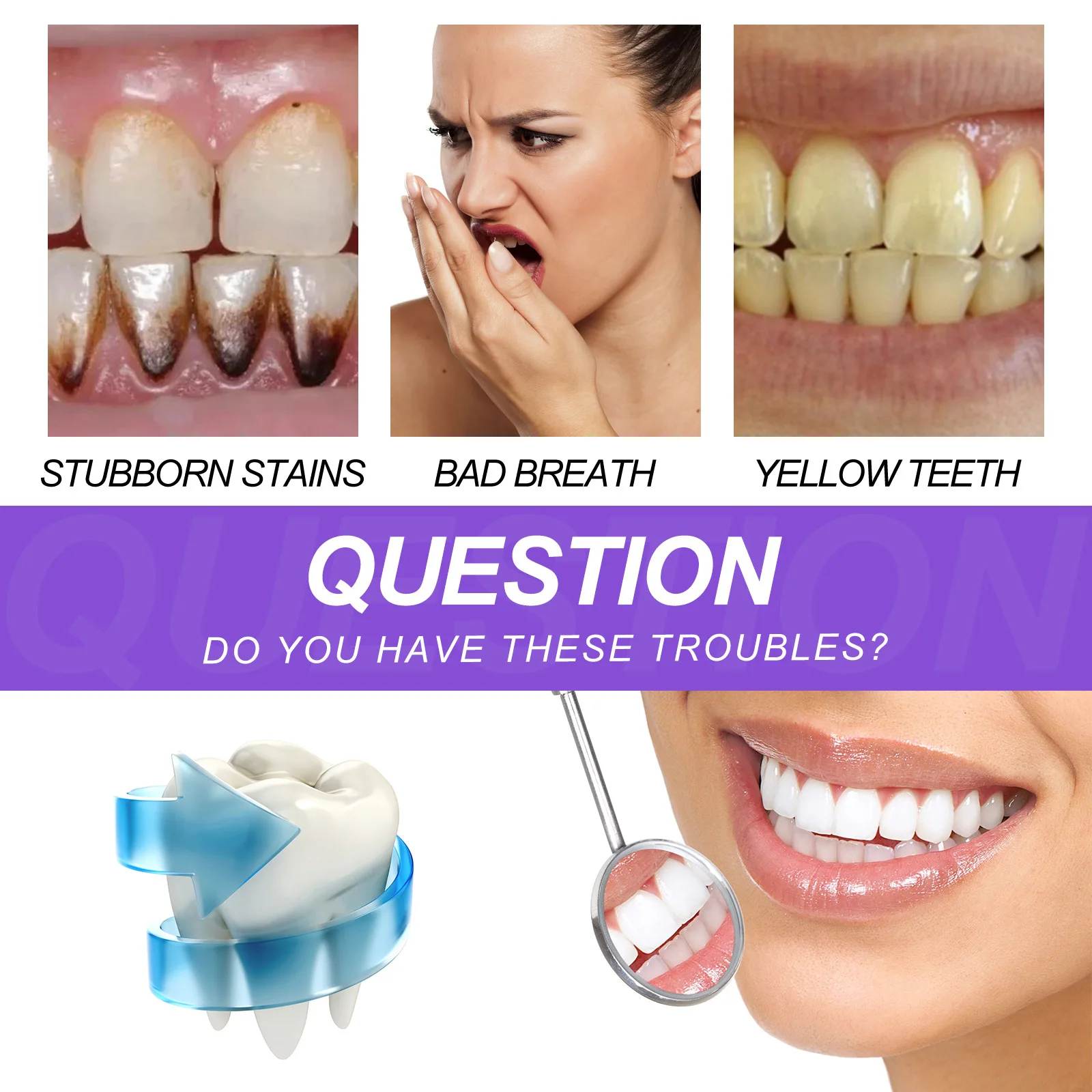 Private Label High Quality Oral Refreshing Natural Ingredients Effective Teeth Whitening Toothpaste