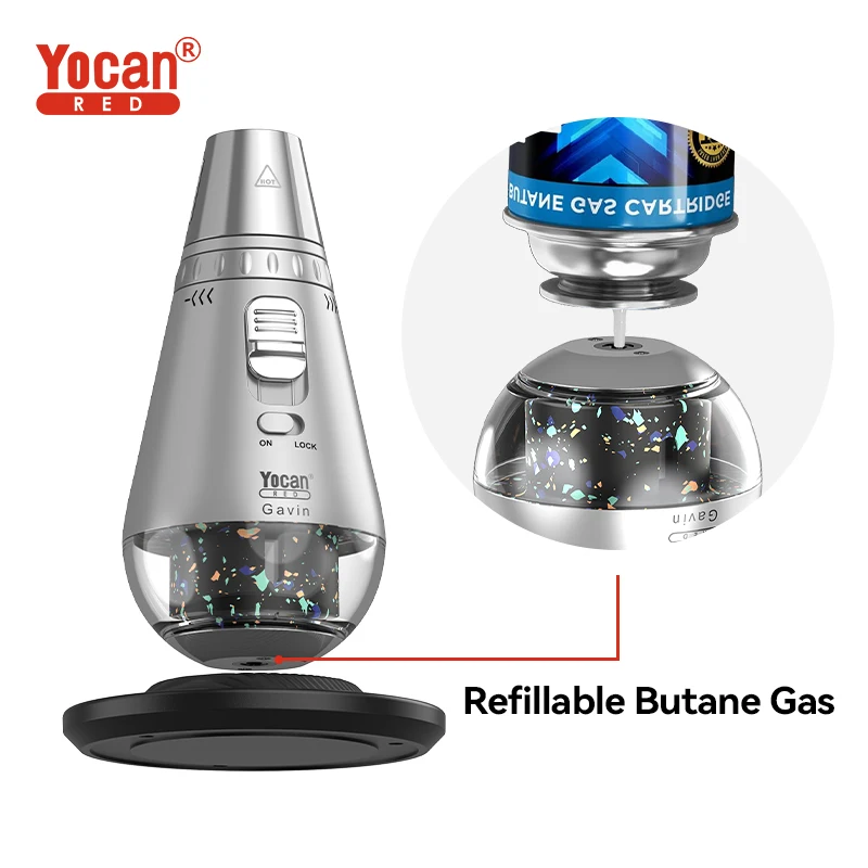 Yocan Red Gavin Handheld Torch Lighter Kitchen Baking Outdoor Barbecue Special Grip Fire Desktop Torch