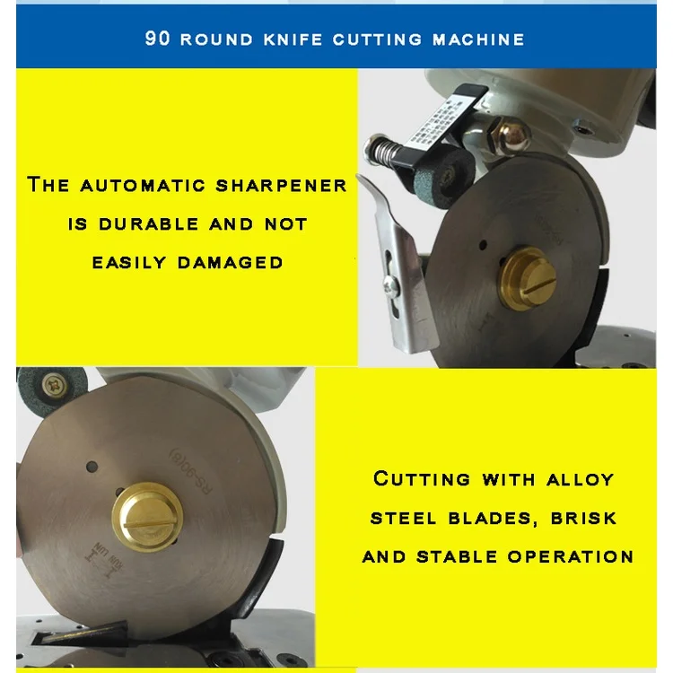 Unique Textile Round Knife Cloth Cutter Cutting Machine