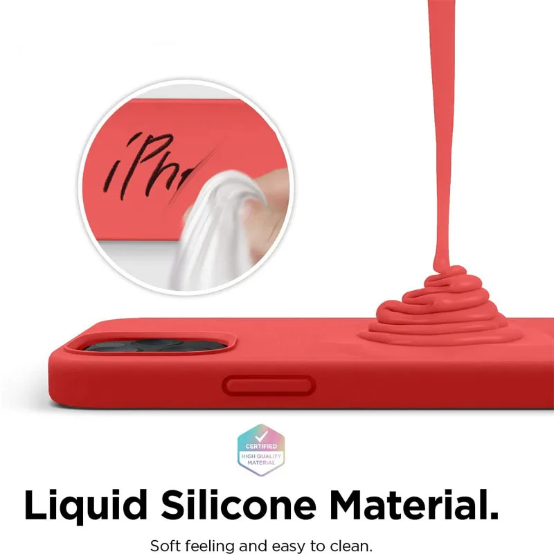 Factory supply liquid silicone phone cover sublimation phone case for iPhone