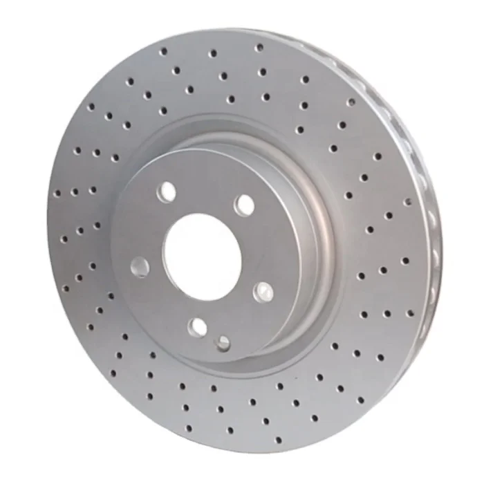 High quality auto brake system slot and drilled holes braking disc brake rotors for Nissan 40206-00QAA