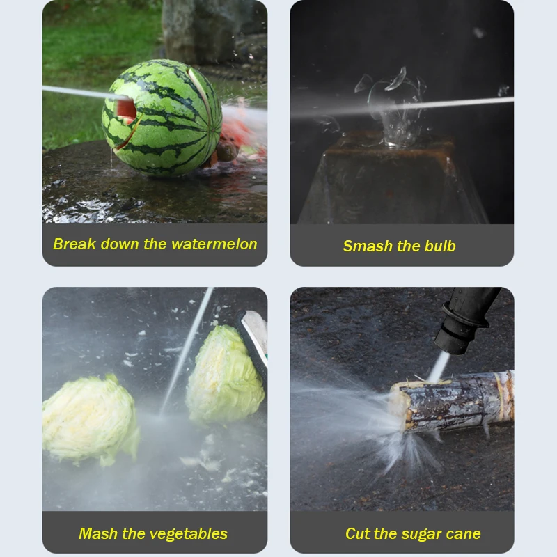 Gubot Custom Printed  45-90bar pressure pump car washer car washer automatic high pressure car washer machine